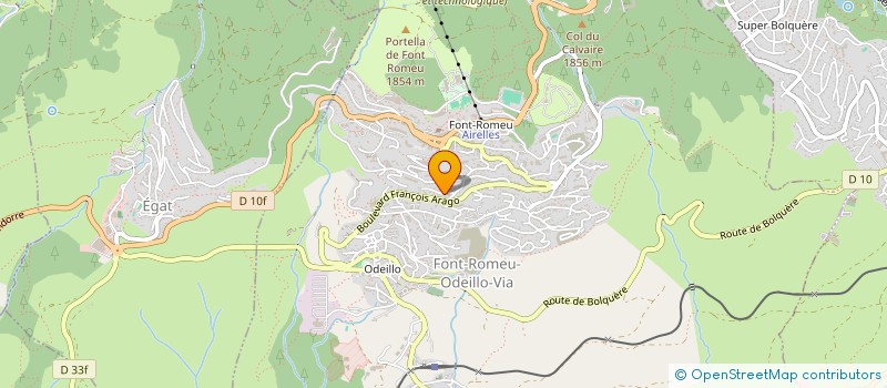 localisation de l'entreprise MONSIEUR PAUL-ELOI PHILIPPON  FONT-ROMEU-ODEILLO-VIA