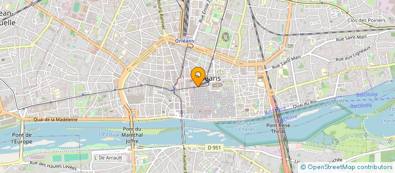 localisation de l'entreprise MONSIEUR PAUL-EMILE AMIOT  ORLEANS