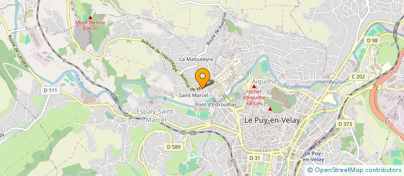 localisation de l'entreprise MONSIEUR PAUL-EMILE FRANCOIS  ESPALY-SAINT-MARCEL