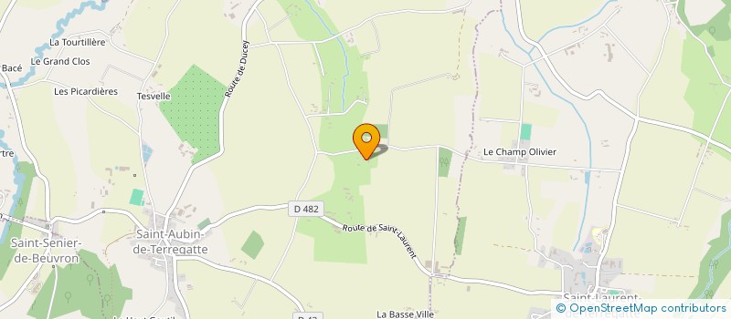 localisation de l'entreprise MONSIEUR PAUL-EMILE GILLES à SAINT-AUBIN-DE-TERREGATTE