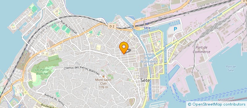 localisation de l'entreprise MONSIEUR PAUL-EMILE LELOUP  SETE