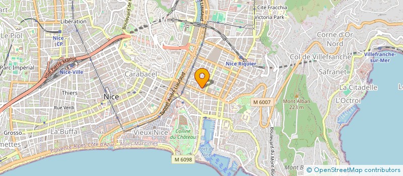 localisation de l'entreprise MONSIEUR PAUL-EMILE MARTIN  NICE