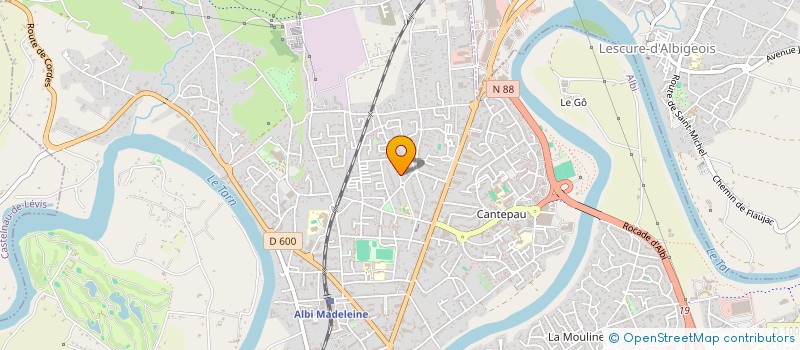 localisation de l'entreprise MONSIEUR PAUL-EMMANUEL BIGO à ALBI