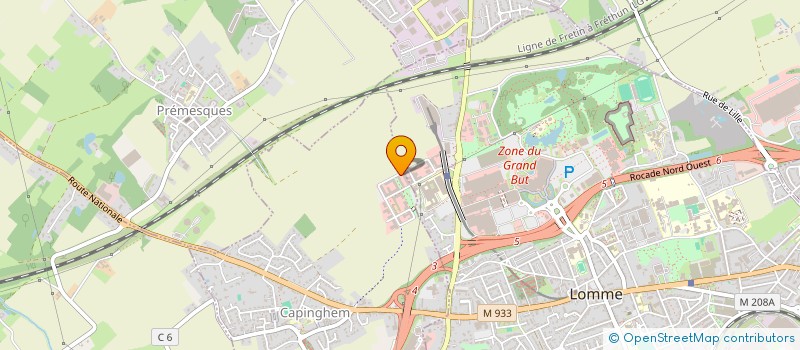 localisation de l'entreprise MONSIEUR PAUL-EMMANUEL CHONG-WING  LOOS