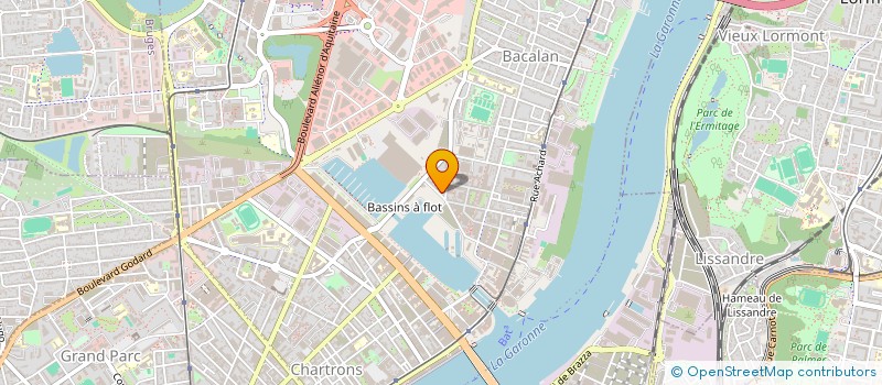 localisation de l'entreprise MONSIEUR PAUL-EMMANUEL COUDEN  BORDEAUX