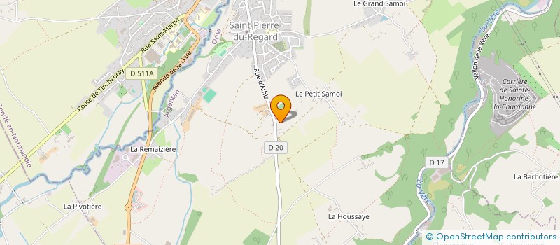 localisation de l'entreprise MONSIEUR PAUL-EMMANUEL DURLIN à SAINT-PIERRE-DU-REGARD