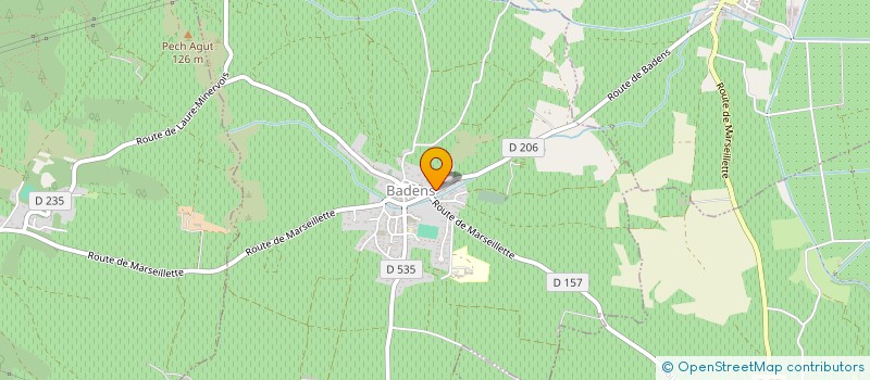 localisation de l'entreprise MONSIEUR PAUL ESTIVAL  BADENS