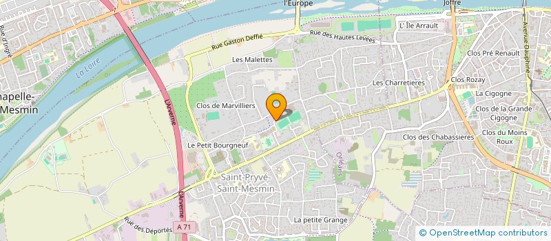 localisation de l'entreprise MONSIEUR PAUL ESTRANGIN  SAINT-PRYVE-SAINT-MESMIN