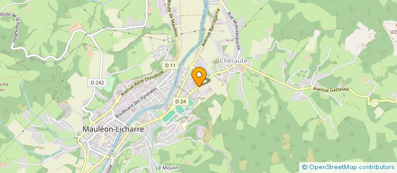 localisation de l'entreprise MONSIEUR PAUL ETCHEGARAY à CHERAUTE