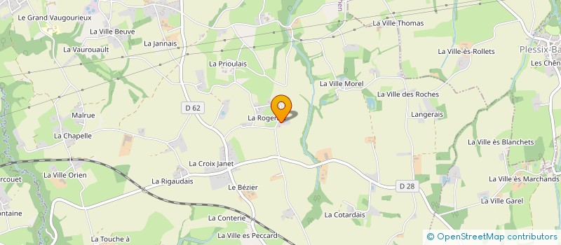 localisation de l'entreprise MONSIEUR PAUL ETIENNE ALAIN MERCIER  CREHEN