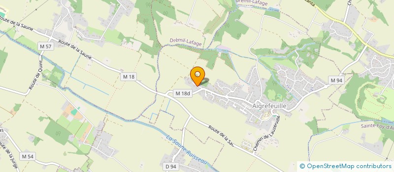 localisation de l'entreprise MONSIEUR PAUL-ETIENNE ZAHN  AIGREFEUILLE