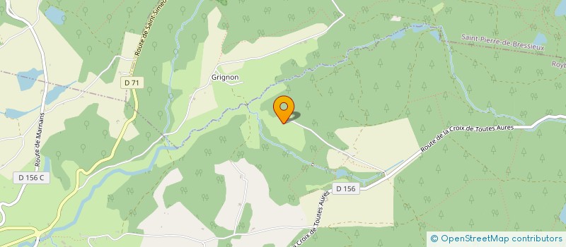 localisation de l'entreprise MONSIEUR PAUL EYMARD  ROYBON