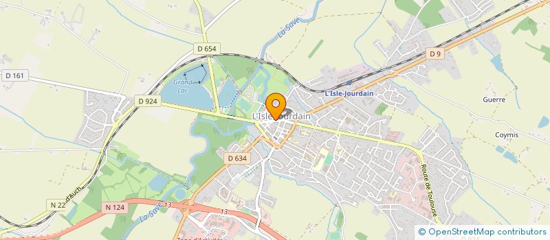 localisation de l'entreprise MONSIEUR PAUL FAGEDET  L'ISLE-JOURDAIN