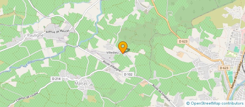 localisation de l'entreprise MONSIEUR PAUL FAGES  GAJA-ET-VILLEDIEU