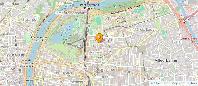 localisation de l'entreprise MONSIEUR PAUL FAIJAN  VILLEURBANNE