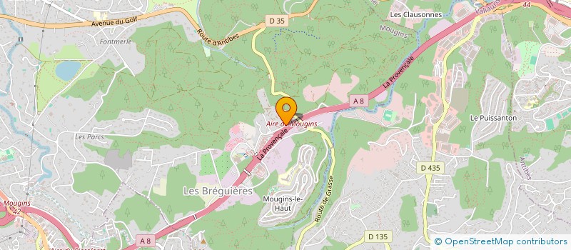 localisation de l'entreprise MONSIEUR PAUL FALLONI  MOUGINS