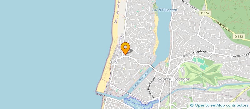 localisation de l'entreprise MONSIEUR PAUL FANNI  SOORTS-HOSSEGOR