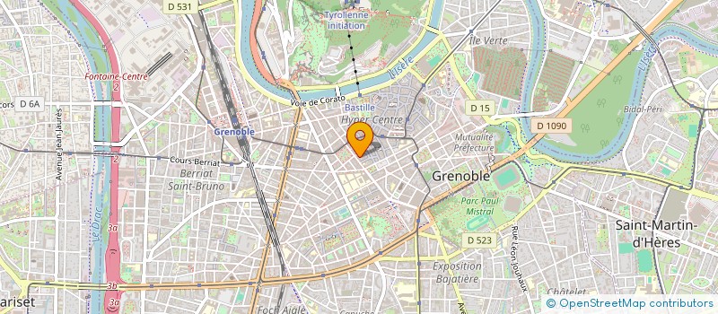 localisation de l'entreprise MONSIEUR PAUL FARCAT  GRENOBLE