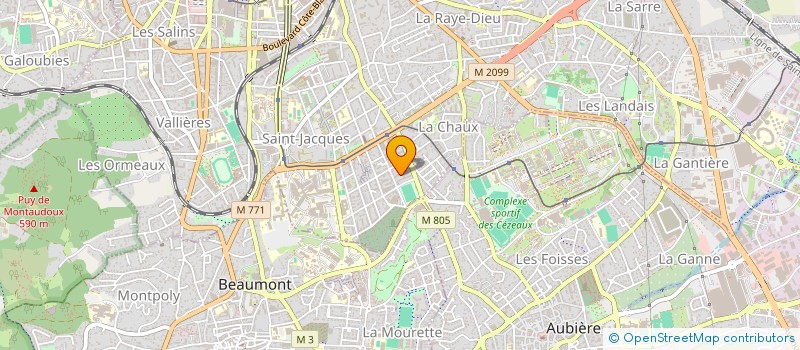 localisation de l'entreprise MONSIEUR PAUL FARIGOULES  CLERMONT-FERRAND