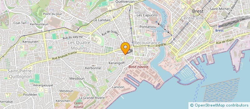 localisation de l'entreprise MONSIEUR PAUL FASSIER-FRISQUE à BREST