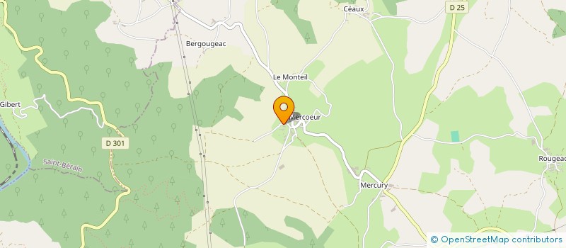 localisation de l'entreprise MONSIEUR PAUL FAURE  SAINT PRIVAT D'ALLIER