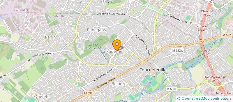 localisation de l'entreprise MONSIEUR PAUL FAURE  TOURNEFEUILLE