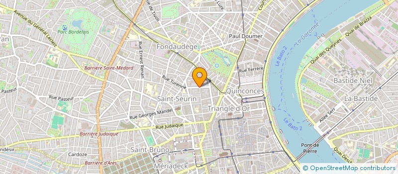 localisation de l'entreprise MONSIEUR PAUL FAUTHOUX  BORDEAUX