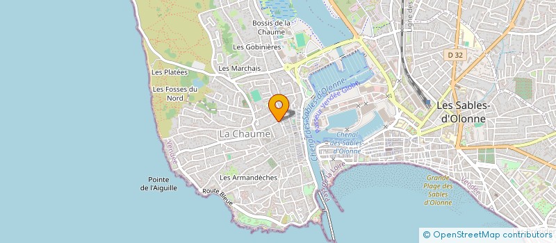 localisation de l'entreprise MONSIEUR PAUL FAUTHOUX à LES SABLES-D'OLONNE