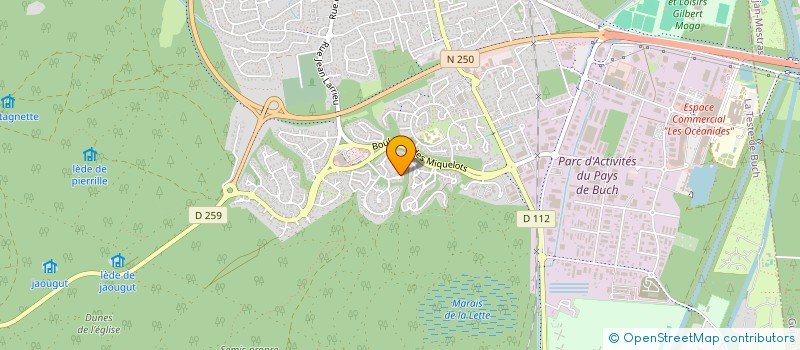 localisation de l'entreprise MONSIEUR PAUL FAVORIN  LA TESTE-DE-BUCH