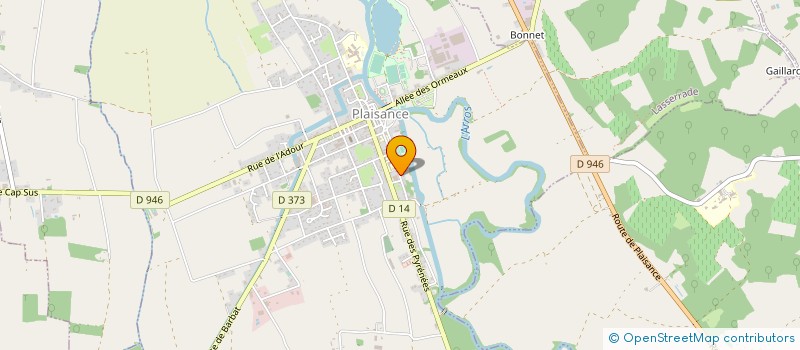 localisation de l'entreprise MONSIEUR PAUL FAVRIOU  JU BELLOC