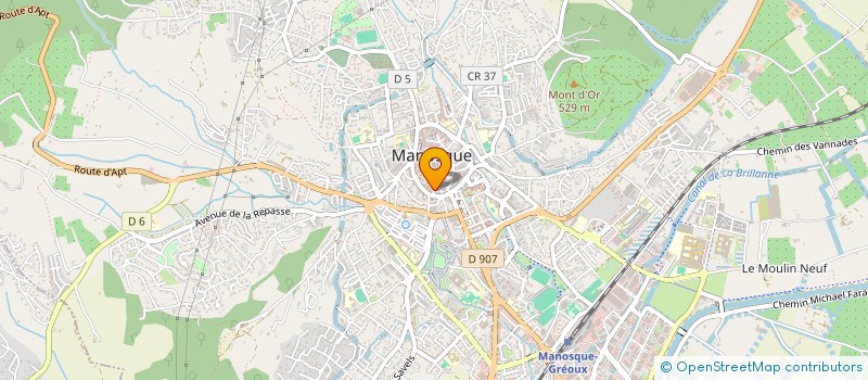 localisation de l'entreprise MONSIEUR PAUL FAYOLLE à MANOSQUE