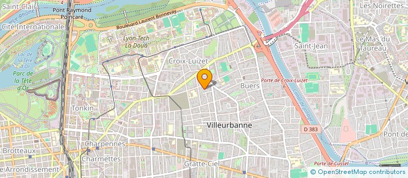 localisation de l'entreprise MONSIEUR PAUL FELLER  VILLEURBANNE