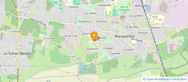 localisation de l'entreprise MONSIEUR PAUL FERCHAUD  BLANQUEFORT