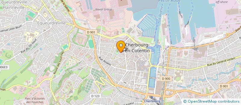 localisation de l'entreprise MONSIEUR PAUL FEREY  CHERBOURG-EN-COTENTIN