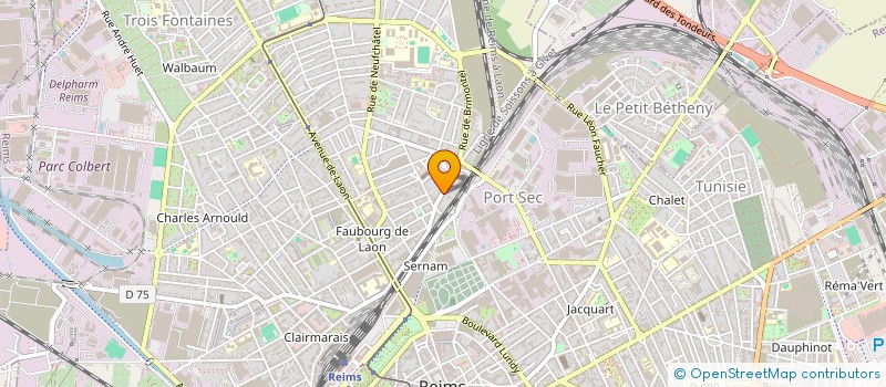 localisation de l'entreprise MONSIEUR PAUL FERNANDES  REIMS