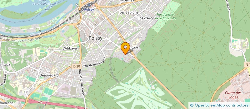 localisation de l'entreprise MONSIEUR PAUL FERNANDEZ DE VILLAMIL à POISSY