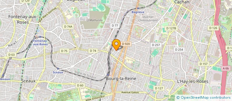 localisation de l'entreprise MONSIEUR PAUL FERNIER à BOURG-LA-REINE