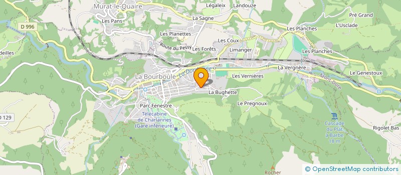 localisation de l'entreprise MONSIEUR PAUL FERRE  LA BOURBOULE