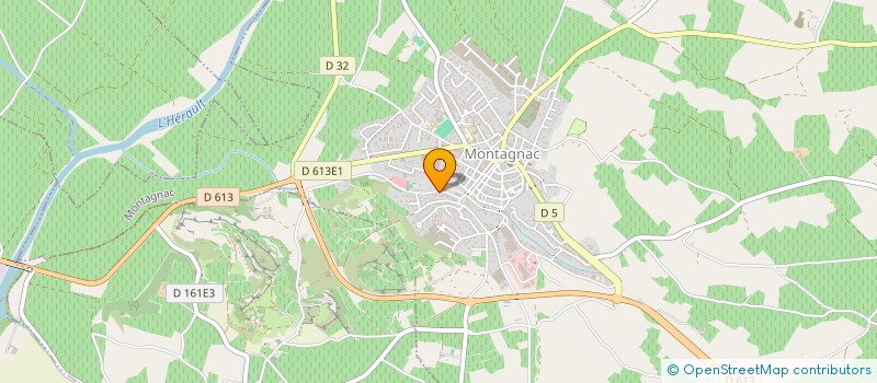 localisation de l'entreprise MONSIEUR PAUL FERRELI  MONTAGNAC