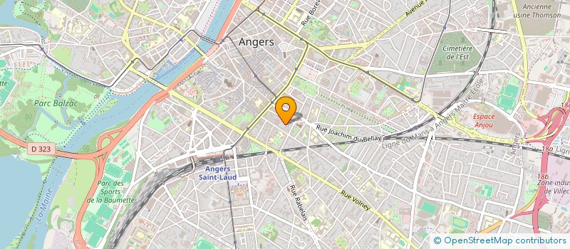 localisation de l'entreprise MONSIEUR PAUL FERRER à ANGERS