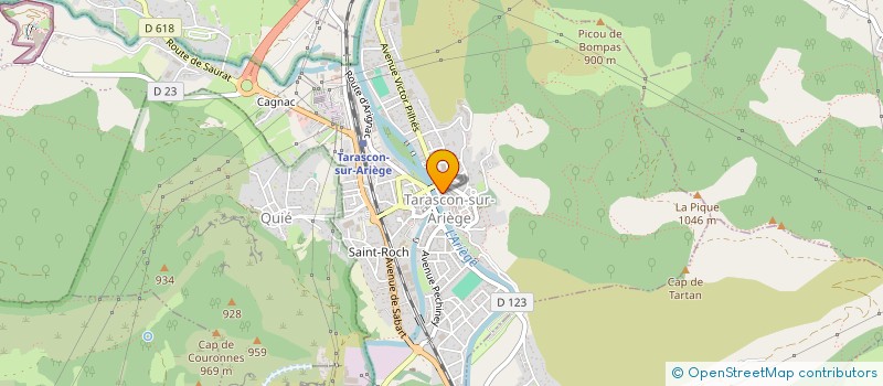 localisation de l'entreprise MONSIEUR PAUL FERRIER à TARASCON-SUR-ARIEGE