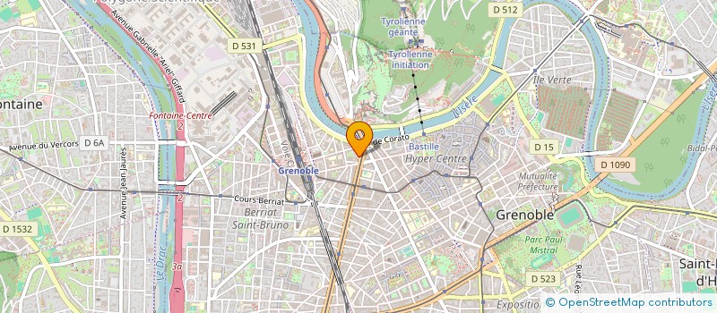 localisation de l'entreprise MONSIEUR PAUL FIETTE à GRENOBLE