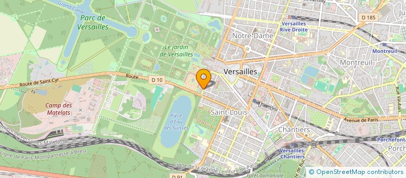 localisation de l'entreprise MONSIEUR PAUL FIEVET à VERSAILLES