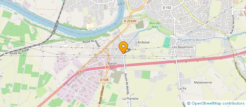 localisation de l'entreprise MONSIEUR PAUL FILHOL  BOURG-DE-PEAGE