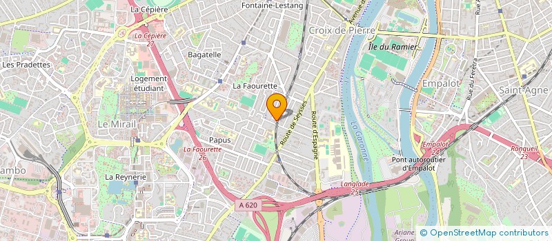 localisation de l'entreprise MONSIEUR PAUL FILLIOL  TOULOUSE