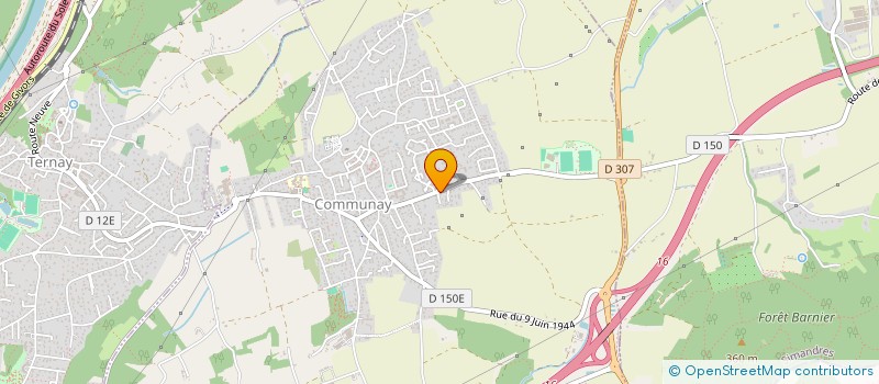 localisation de l'entreprise MONSIEUR PAUL FIORINI  COMMUNAY