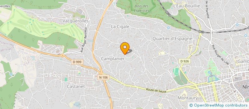 localisation de l'entreprise MONSIEUR PAUL FLORES  NIMES