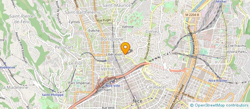 localisation de l'entreprise MONSIEUR PAUL-FLORIN GRANDIL  NICE