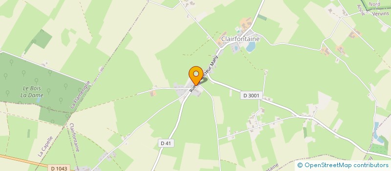 localisation de l'entreprise MONSIEUR PAUL FOIGNE  CLAIRFONTAINE