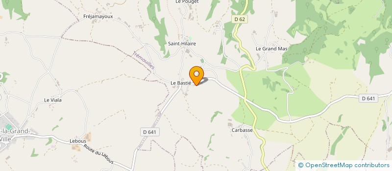 localisation de l'entreprise MONSIEUR PAUL FOISSAC à TREMOUILLES